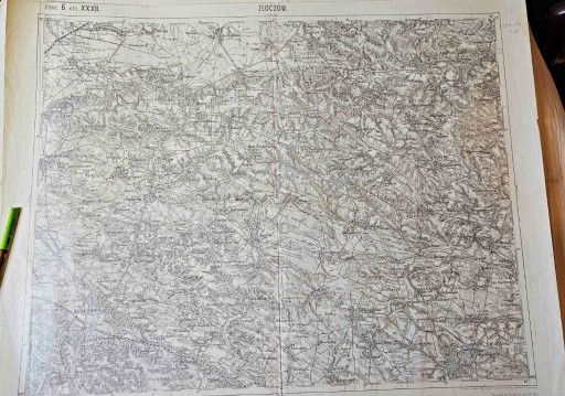 Zdjęcie oferty: Stara mapa Złoczów 1914 rok
