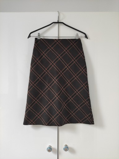 Zdjęcie oferty: True vintage spódnica w kratę retro british style