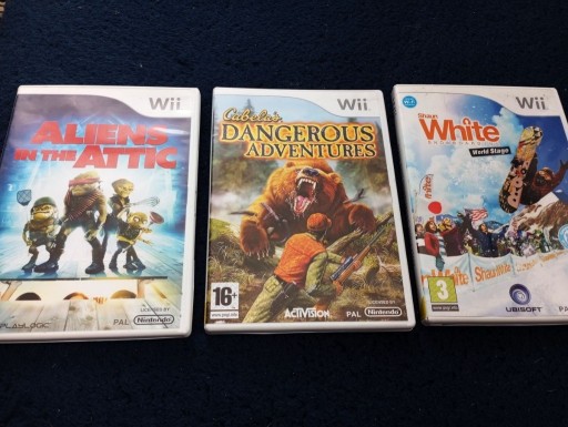 Zdjęcie oferty: Aliens in the Attic + Dangerous Adventures + Shaun White Snowboarding Wii