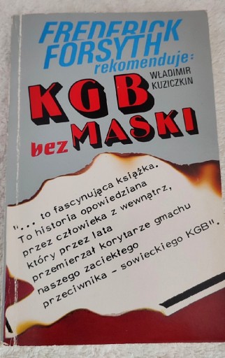 Zdjęcie oferty: KGB bez Maski - Władimir Kuziczkin 
