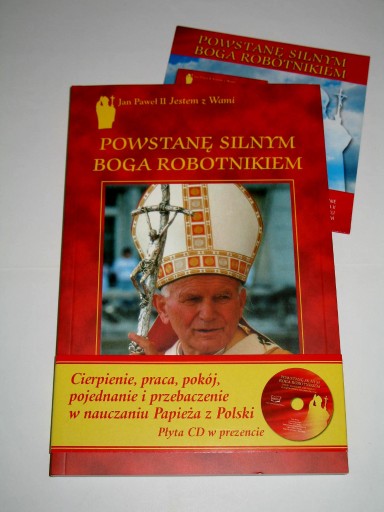 Zdjęcie oferty: Powstanę silnym Boga robotnikiem książka + CD