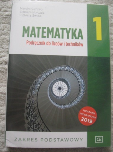 Zdjęcie oferty: Matematyka 1 - do liceów i techników - jak nowy