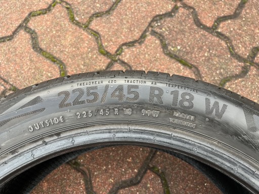 Zdjęcie oferty: Continental EcoContact 6 245/45R18 91W JAK NOWE22r