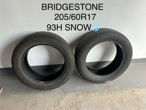 Zdjęcie oferty: Opony zimowe BRODGESTONE 205/60 R17