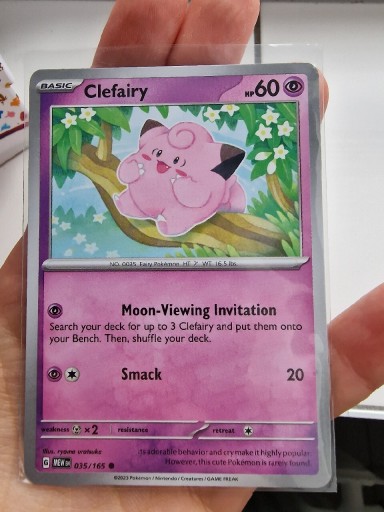 Zdjęcie oferty: Karta Pokemon Clefairy  (MEW 035) 151 MEW