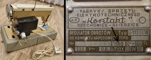 Zdjęcie oferty: Maszyna do szycia Łucznik 415 z 1965r. - fajny stan, gotowa do użytku.