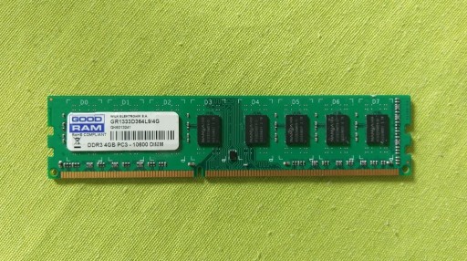 Zdjęcie oferty: Pamięć RAM 4GB GoodRam (DDR3 PC-10600)