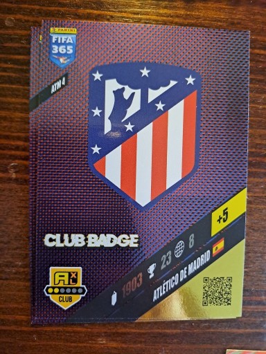 Zdjęcie oferty: Panini Fifa 365 2024,ATM4, Club Badge, Atlético