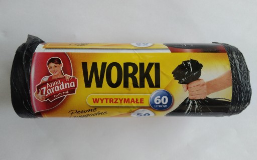 Zdjęcie oferty: Worki na śmieci "Anna Zaradna" - 60 litrów/50 sztuk