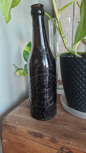 Zdjęcie oferty: stara butelka po piwie browar Mycielskich   Braurei Gutenbrunn Posen