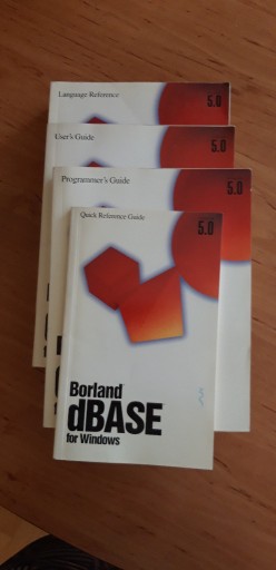 Zdjęcie oferty: Podręczniki dBASE for WINDOWS v.5.0