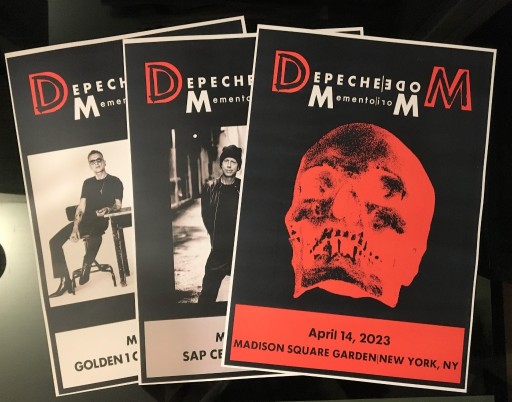 Zdjęcie oferty: Depeche Mode 2023 plakat koncertowy USA 3 szt.