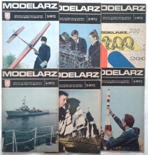 Zdjęcie oferty:  MODELARZ  > rocznik 1972 > kompletny