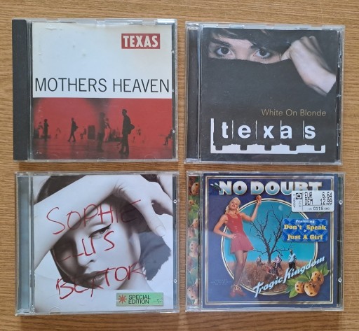 Zdjęcie oferty: 4 CD: Texas Sophie Ellis Bextor No Doubt  po 12 zł