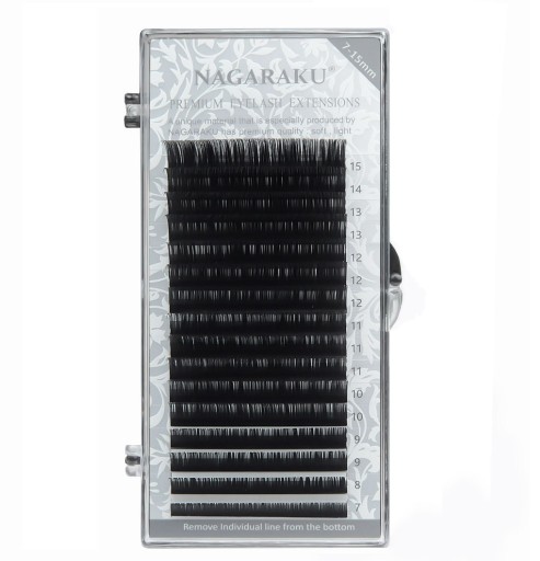 Zdjęcie oferty: Rzęsy NAGARAKU Premium MIX C 0,07 7-15mm 16 pasków
