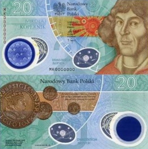 Zdjęcie oferty: 20 zł Mikołaj Kopernik- banknot 