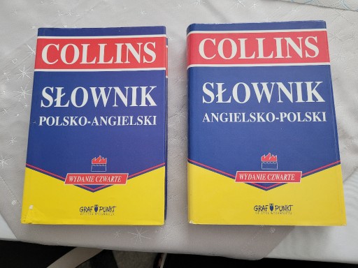 Zdjęcie oferty: Zestaw słowników Collins polsko-angielski