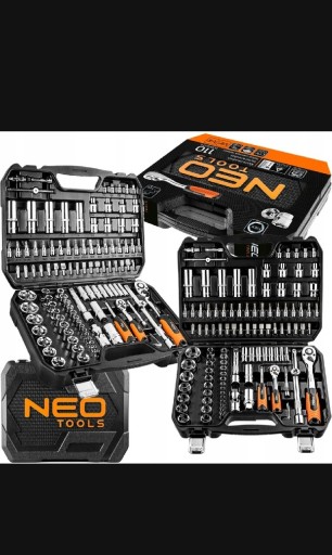 Zdjęcie oferty: Zestaw narzędzi Neo Tools 08-666 110 el.  Nasadowe