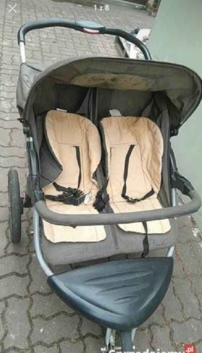 Zdjęcie oferty: Wózek dla 2 dzieci 3 kołowy 