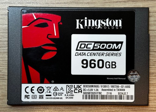 Zdjęcie oferty: Dysk SSD Kingston DC500M 960GB Data Center Series