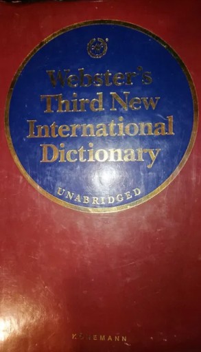 Zdjęcie oferty: Słownik j. angielskiego Webster's Third New