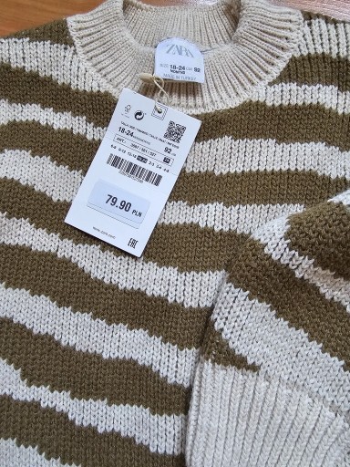 Zdjęcie oferty: Sweter ZARA r. 92 nowy