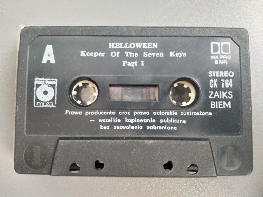 Zdjęcie oferty: Helloween Keeper of the Seven Keys Part 1 kaseta
