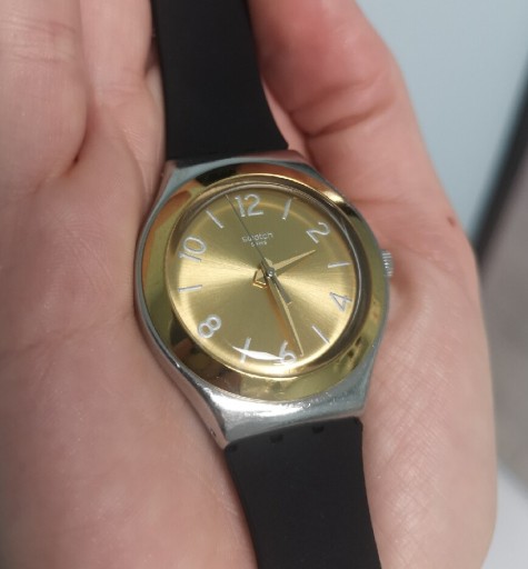 Zdjęcie oferty: Zegarek swatch irony big złoty srebrny czarny