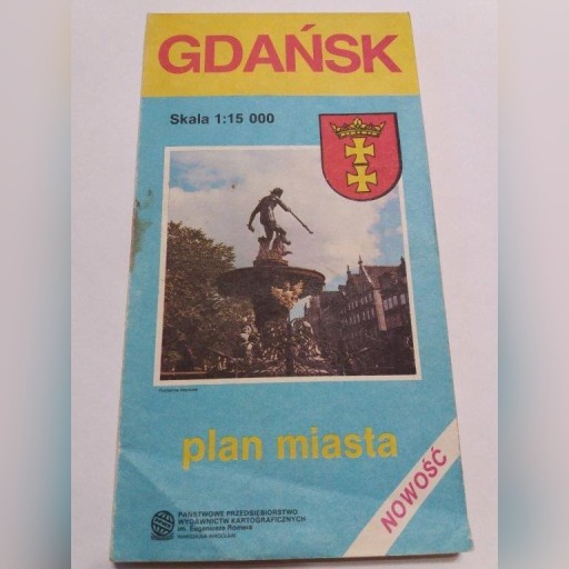 Zdjęcie oferty: Plan miasta GDAŃSK PPWK 1988