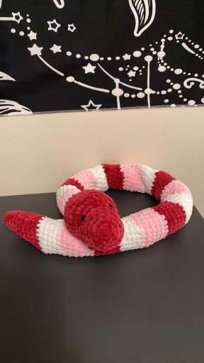 Zdjęcie oferty: Maskotka Pluszak wąż Amigurumi Handmade