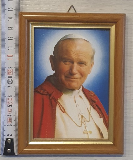 Zdjęcie oferty: Zdjecie/Obrazek Papieża oprawione w rame 11