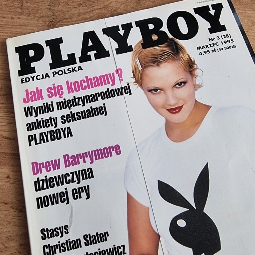 Zdjęcie oferty: Playboy 3 (28) marzec 1995 - Drew Barrymore