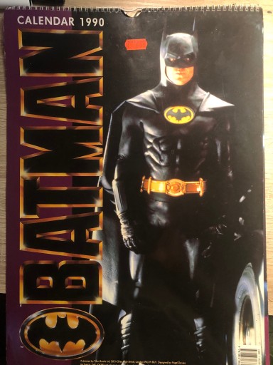 Zdjęcie oferty: Batman kalendarz 1990