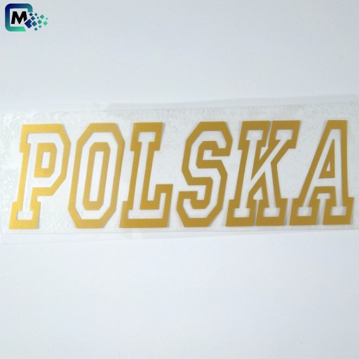 Zdjęcie oferty: Naprasowanka POLSKA  - napis 10cm Poland PM