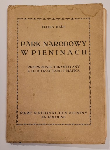 Zdjęcie oferty: Park Narodowy w Pieninach,  przewodnik 1933r