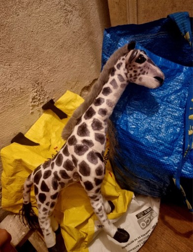 Zdjęcie oferty: Maskotka stojaca zyrafa dla dzieci 50 cm