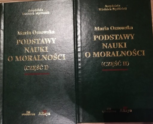 Zdjęcie oferty: MARIA OSSOWSKA - PODSTAWY NAUKI O MORALNOŚĆI