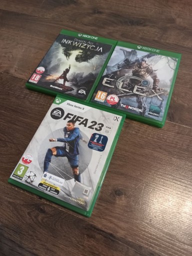 Zdjęcie oferty: Nowe Gry na konsolę Xbox - Dragon Age: Inkwizycja; Elex + FIFA 23