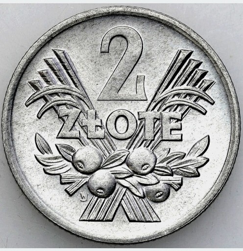 Zdjęcie oferty: Moneta obiegowa prl 2zl jagody 1971 r 