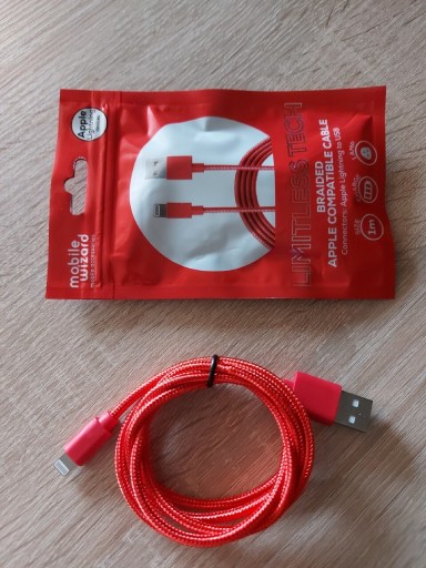 Zdjęcie oferty: Kabel iPhone różne kolory 1m 2sztuki