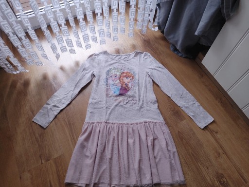 Zdjęcie oferty: H&M sukienka Kraina Lodu 140-146cm 8l+ bdb+