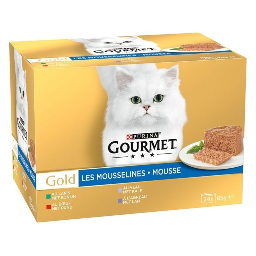 Zdjęcie oferty: Gourmet Gold Mus 4 smaki mix 48x85g