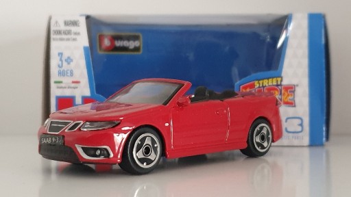 Zdjęcie oferty: Saab 93 9-3 Cabriolet Aero Bburago Burago 1:43