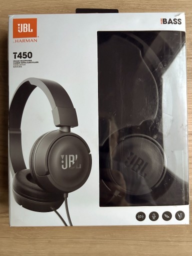 Zdjęcie oferty: Słuchawki Nauszne Z Mikrofonem JBL T450 Czarny