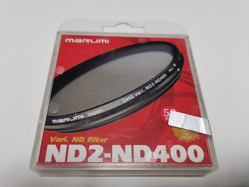 Zdjęcie oferty: Filtr szary Marumi Variable ND2-ND400 52mm 