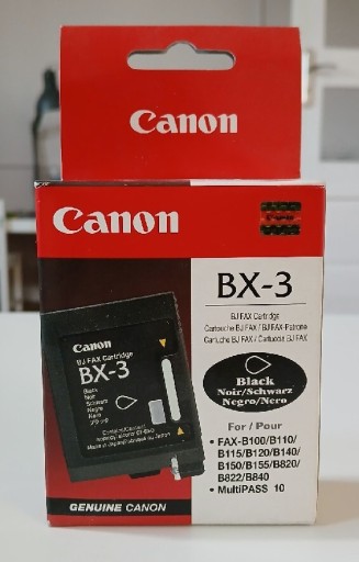 Zdjęcie oferty: Tusz Canon BX-3 Black oryginalny 