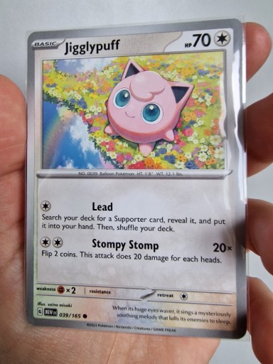 Zdjęcie oferty: Karta Pokemon Jigglypuff (MEW 039) 151 MEW