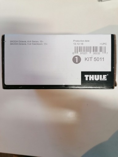 Zdjęcie oferty: Kit Thule 5011 Skoda Octavia III 