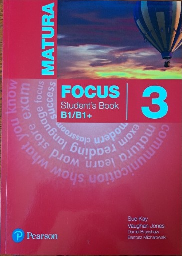 Zdjęcie oferty: Matura Focus 3 student's book B1/B1+