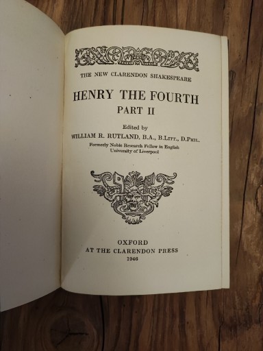 Zdjęcie oferty: Henry the Fourth, part II, 1946